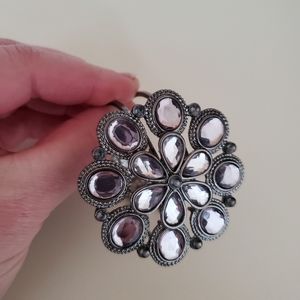 Maurices bejeweled Bangle Bracelet black